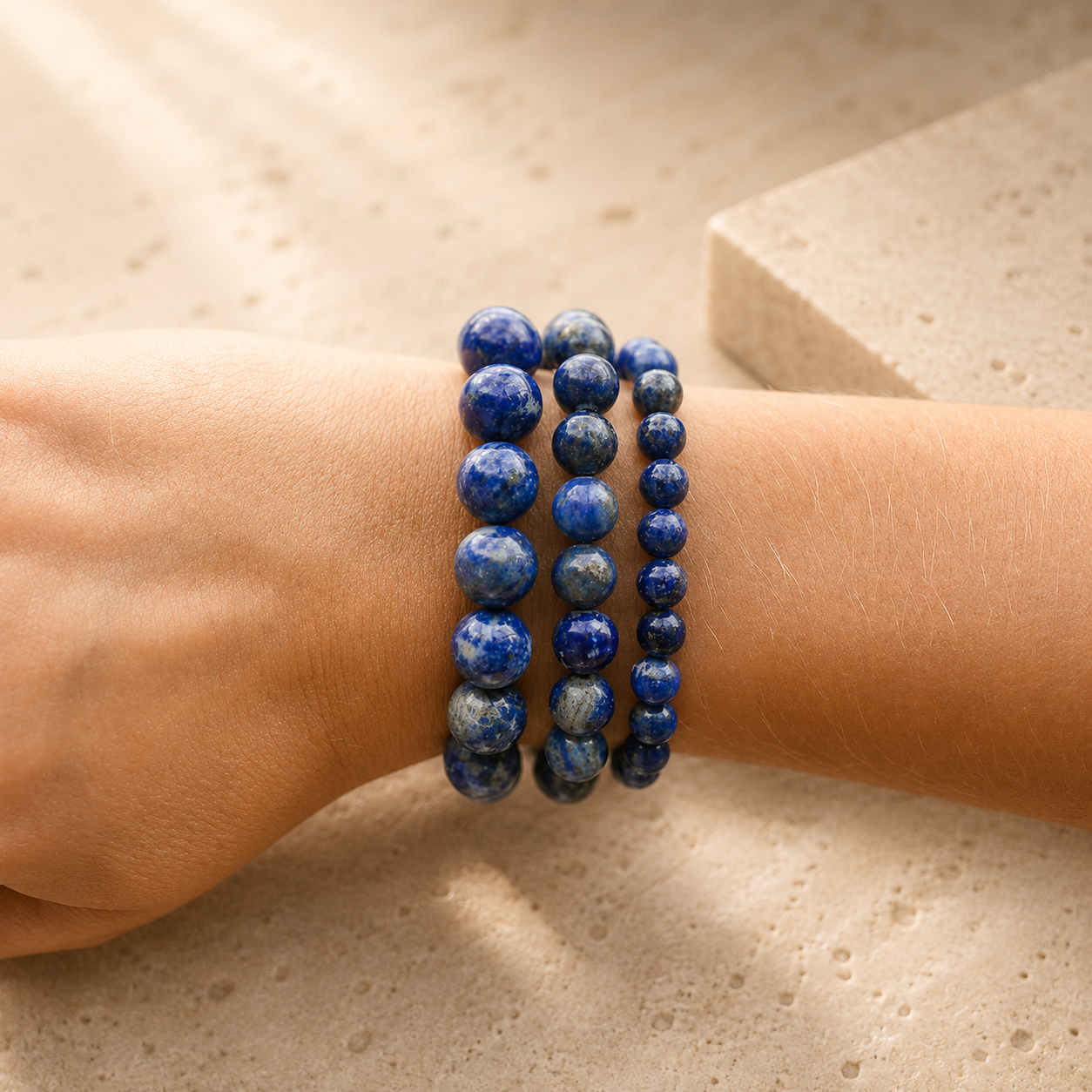 Bracelet en Lapis Lazuli - Voix de Vérité