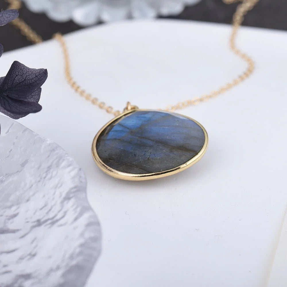 Collier en Labradorite "Protection Céleste"