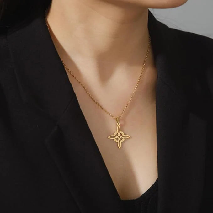 Collier "Égide Sacrée" - Noeud de Sorcière