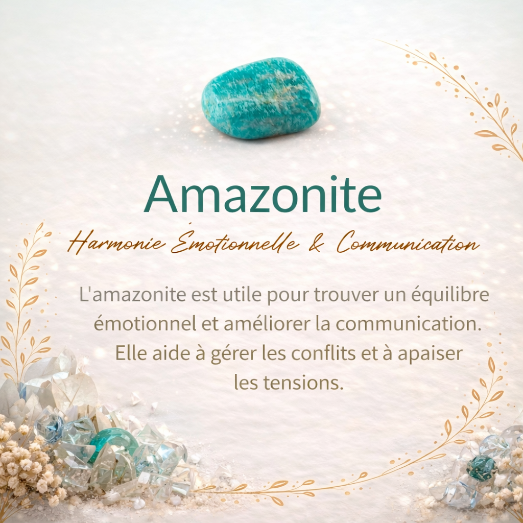 Bracelet en Amazonite - Lagon Clément