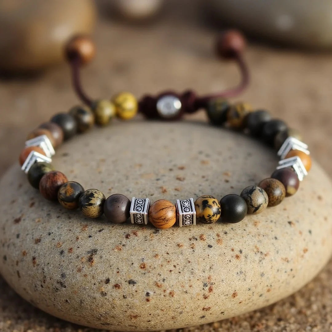 Bracelet "Equilibre Originel" en Jaspe