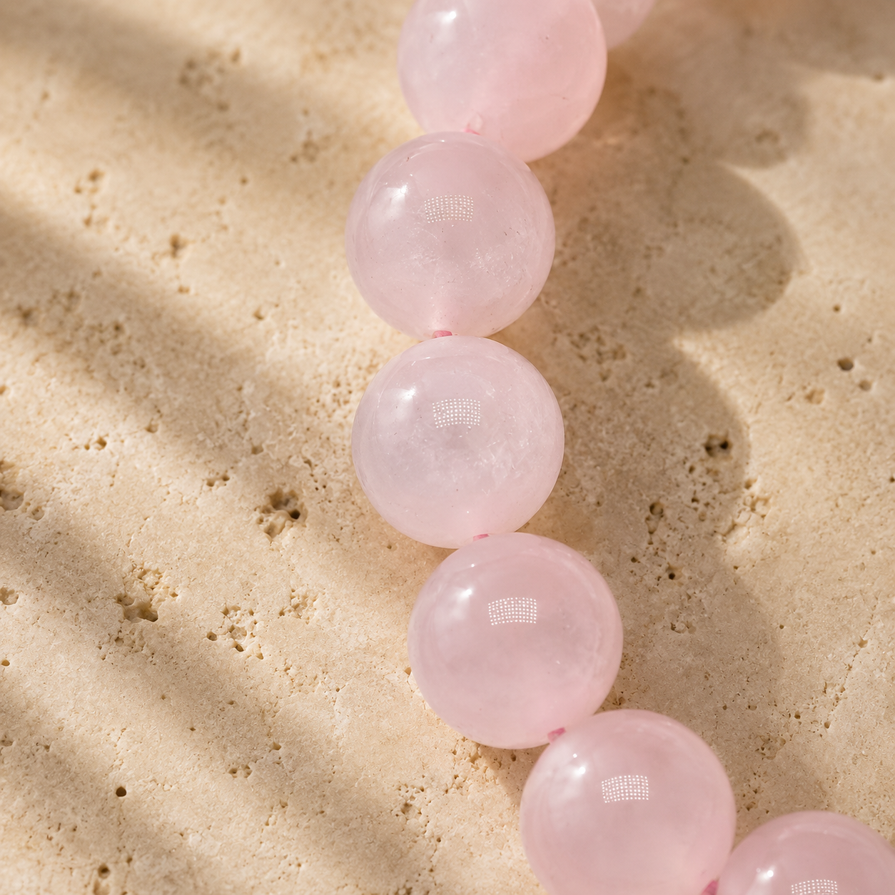 Bracelet en Quartz Rose - Amore Mio