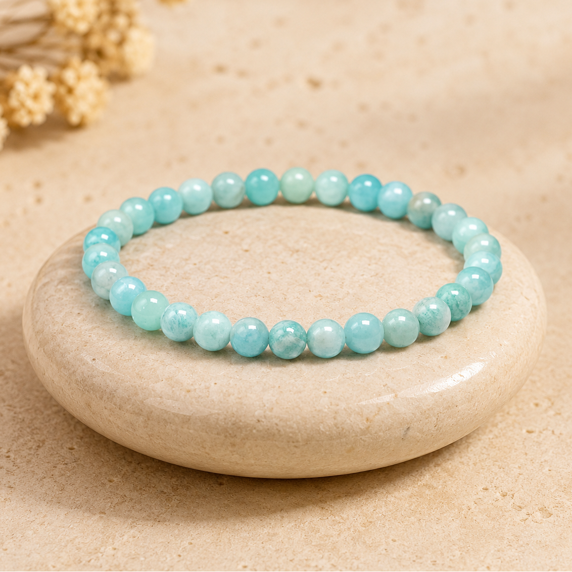Bracelet en Amazonite - Lagon Clément