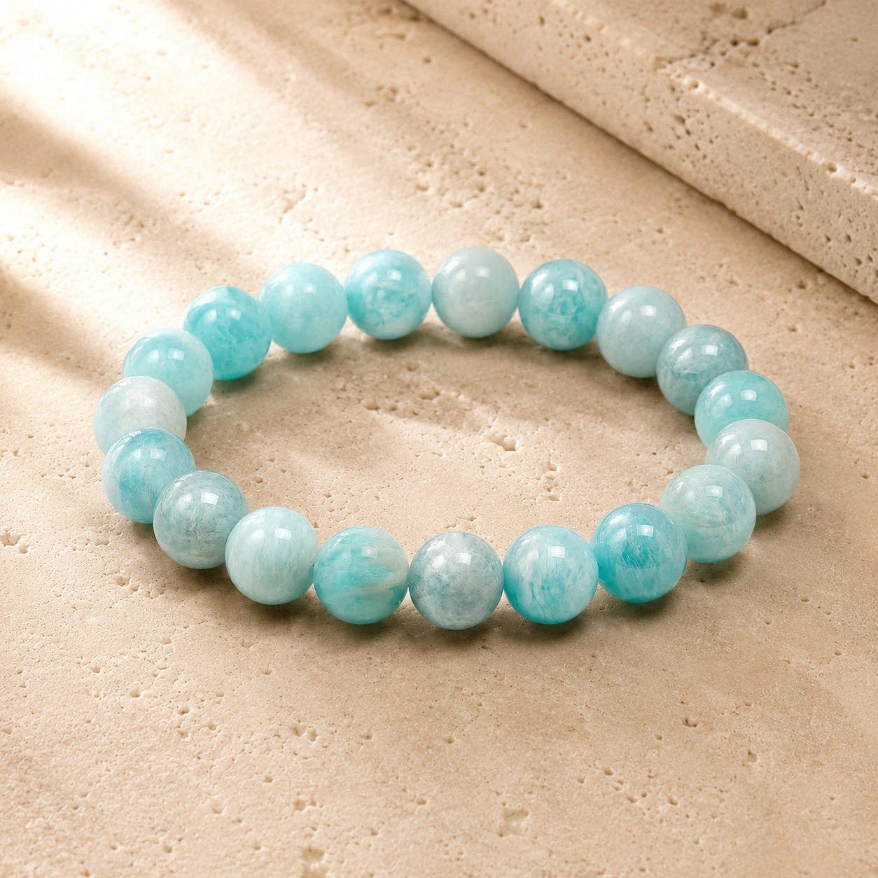 Bracelet en Amazonite - Lagon Clément