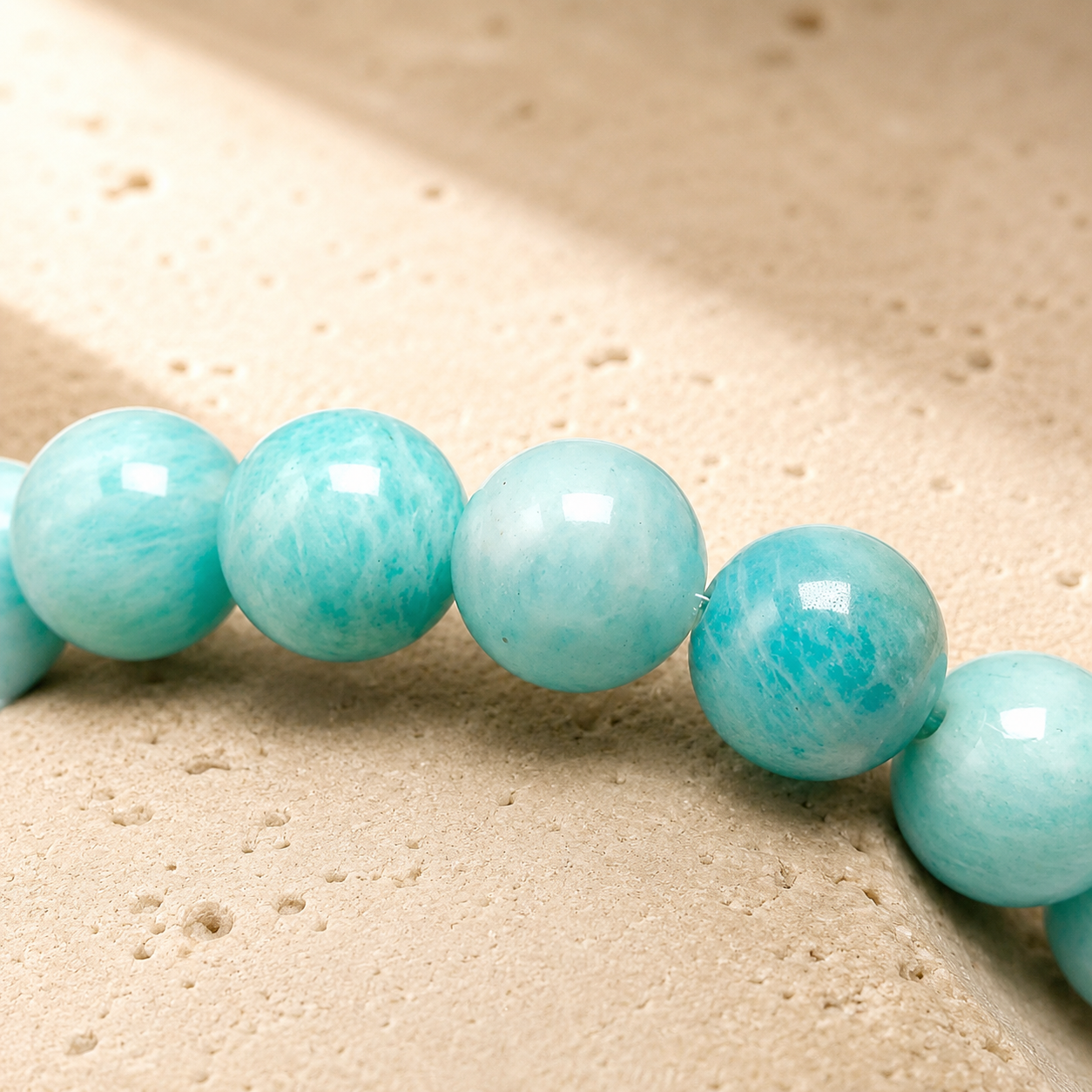 Bracelet en Amazonite - Lagon Clément