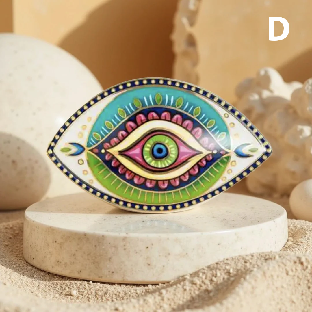 Décoration "Mauvais Œil" en Céramique - Gardien Spirituel