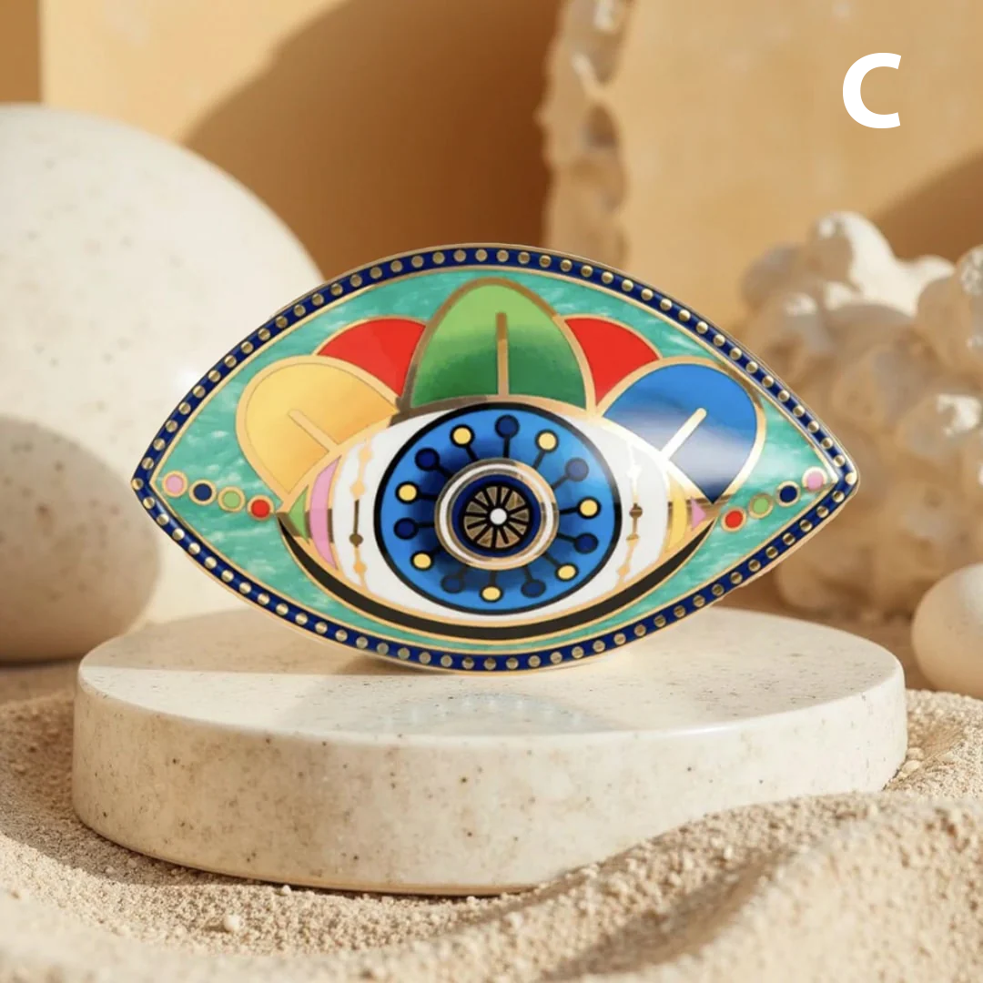 Décoration "Mauvais Œil" en Céramique - Gardien Spirituel