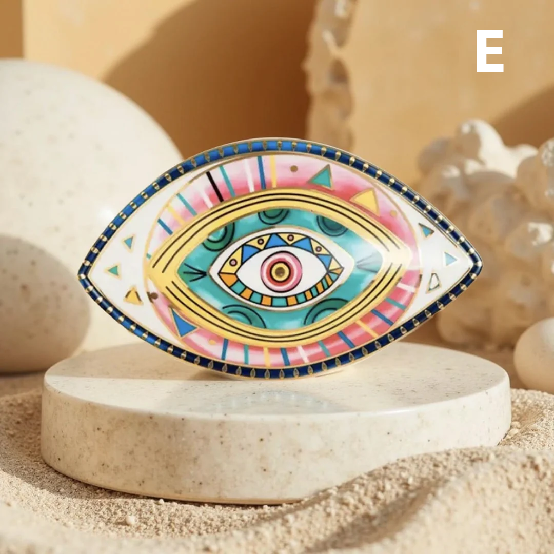 Décoration "Mauvais Œil" en Céramique - Gardien Spirituel