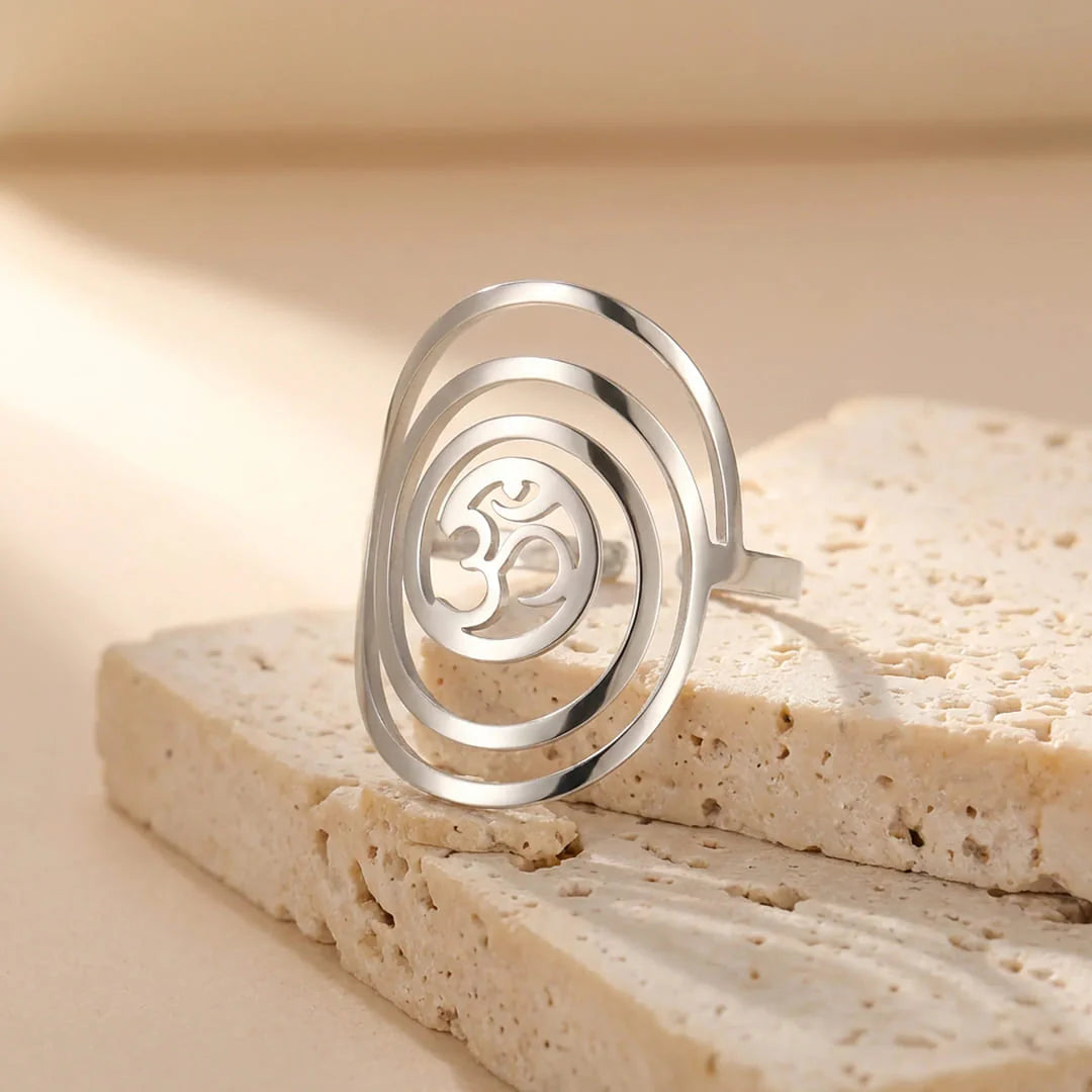 Bague Spirituelle Symbole Om - Harmonie