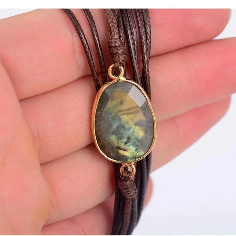 Bracelet en Labradorite "Reflets de l’Âme"