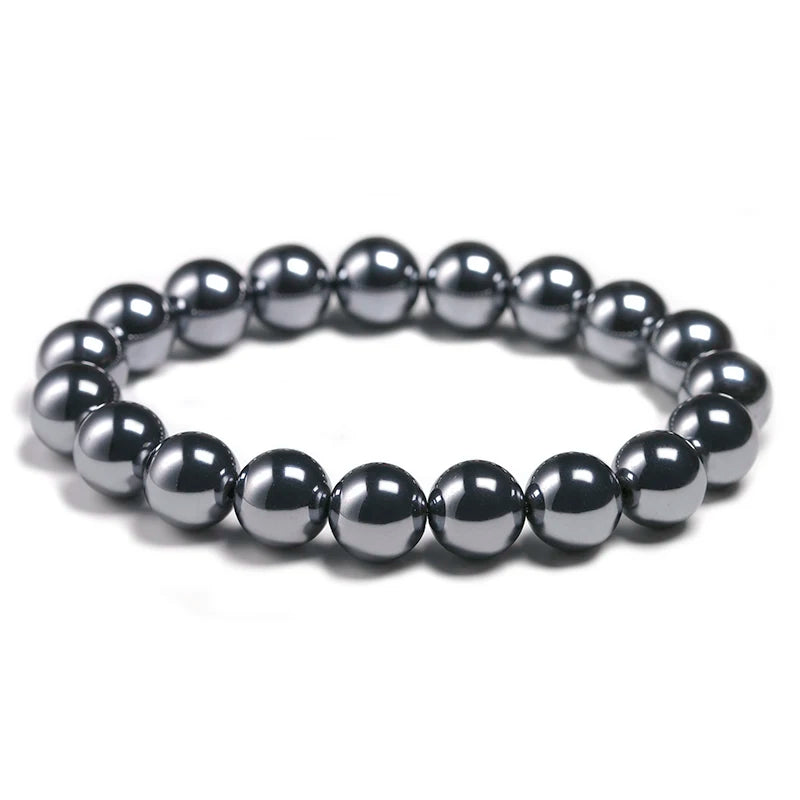 Bracelet "Pulse Énergétique" en Hématite