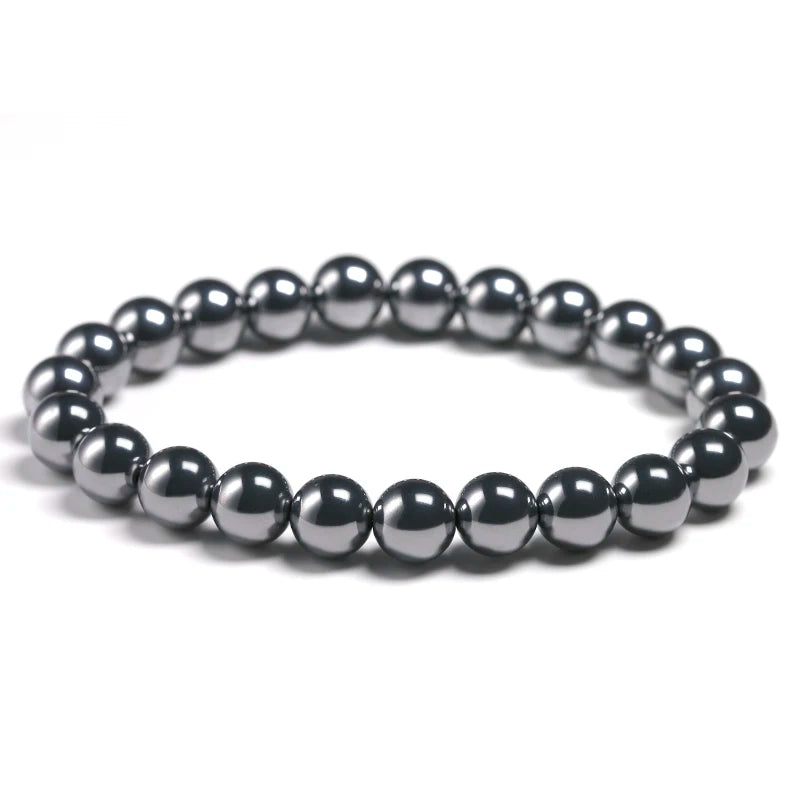 Bracelet "Pulse Énergétique" en Hématite