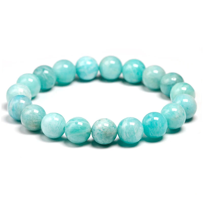 Bracelet "Lagon Clément" en Amazonite