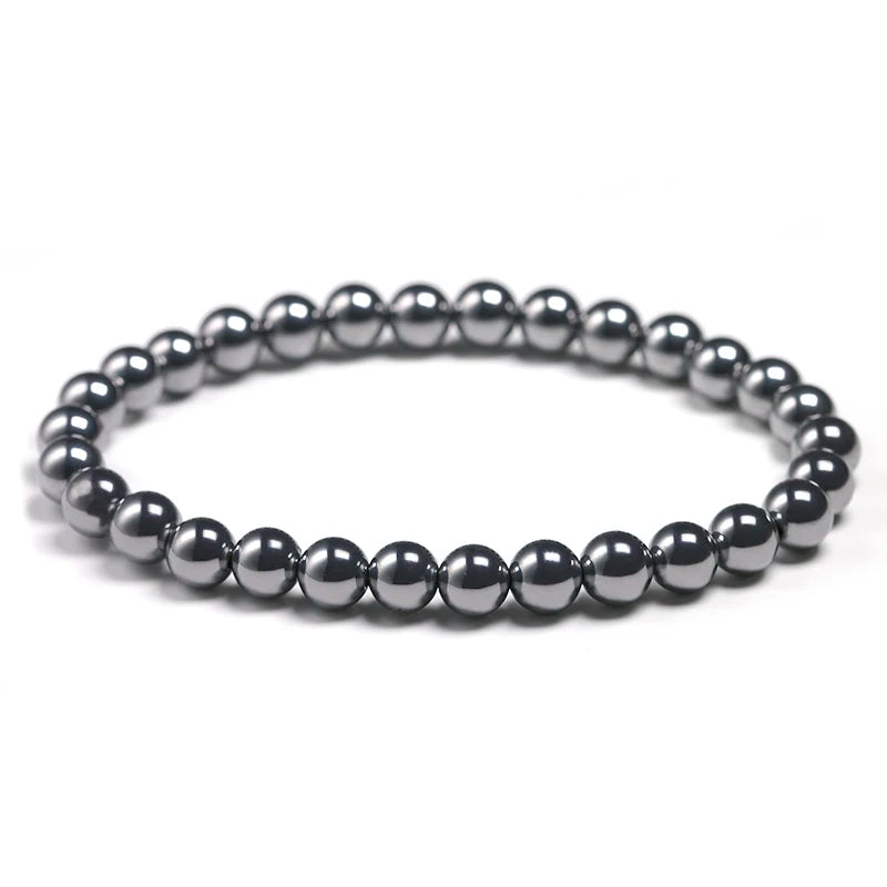 Bracelet "Pulse Énergétique" en Hématite