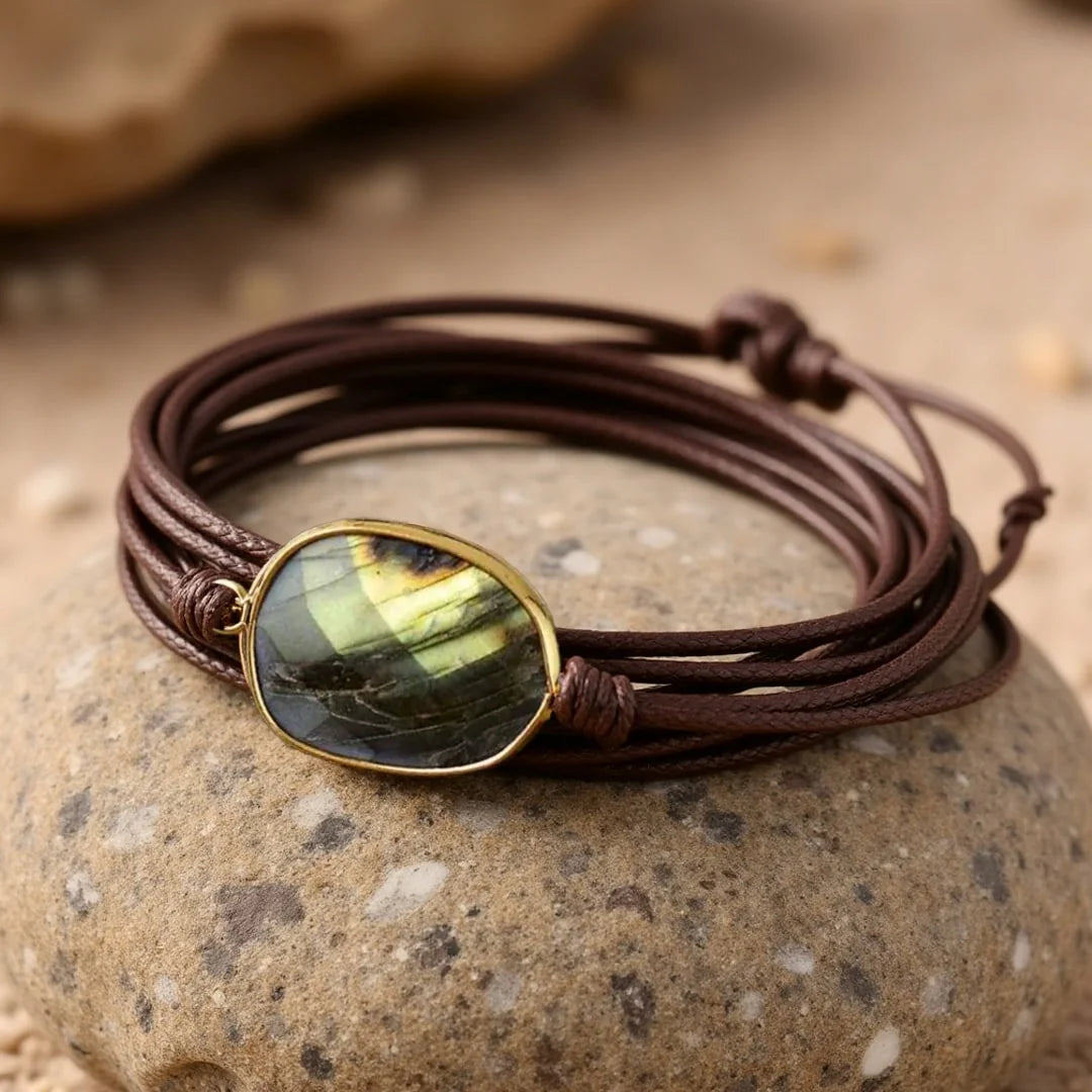 Bracelet en Labradorite "Reflets de l’Âme"