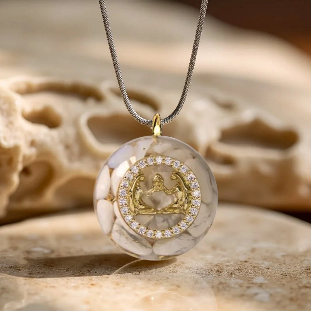 Pendentif Orgonite "Signe Astrologique" en Pierre Naturelle