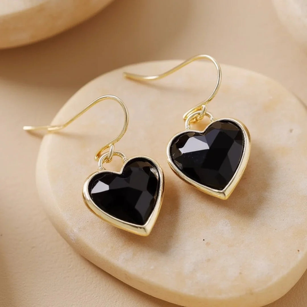 Boucles d’Oreilles Pierres Naturelles - Reflet du Coeur