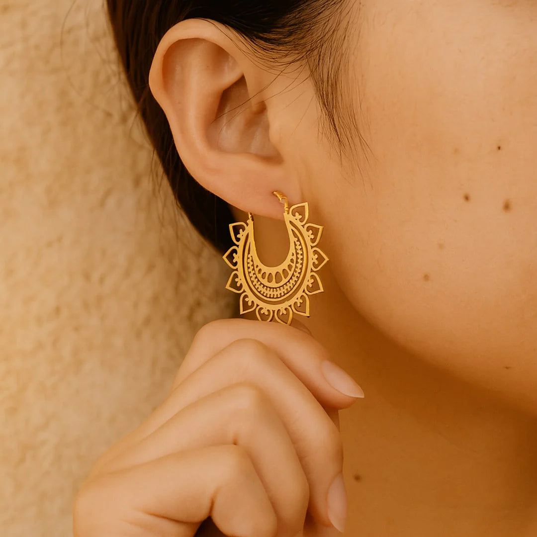 Boucles d'Oreilles Mandala - Sundari