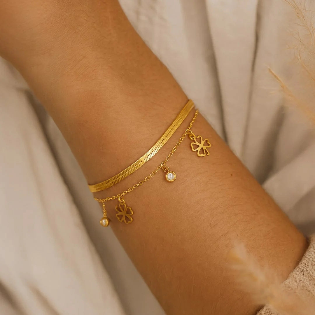 Bracelet "Trèfle de Lumière"