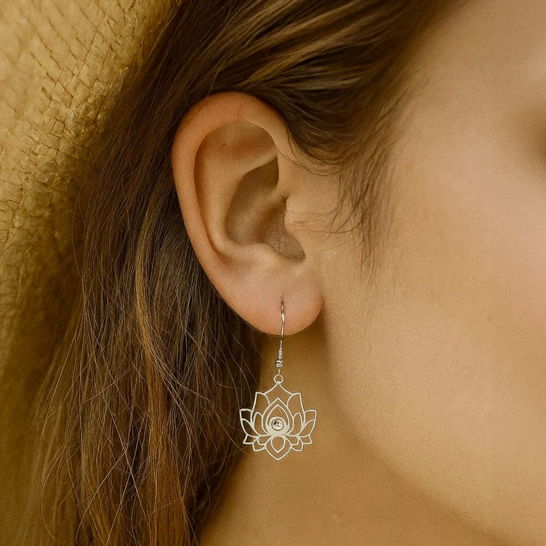 Boucles d'Oreilles "Elan du Lotus"