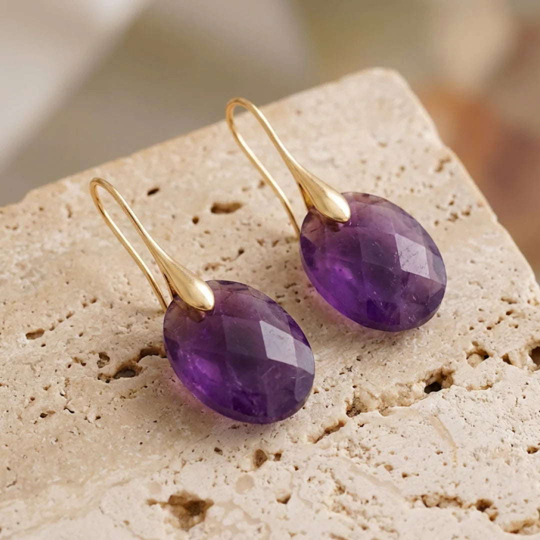 Boucles d’Oreilles en Pierre Naturelle - Antalya