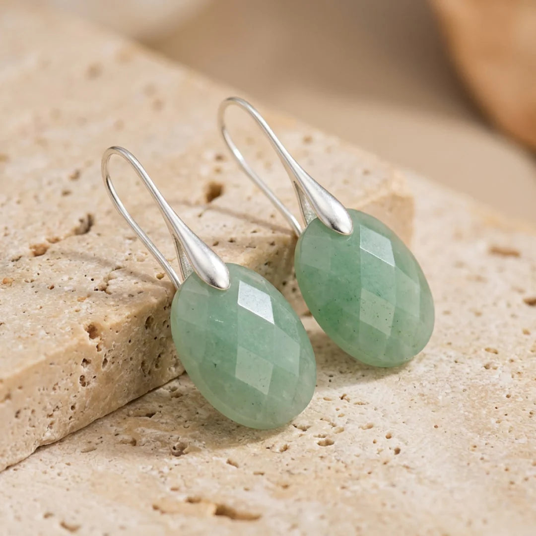 Boucles d’Oreilles en Pierre Naturelle - Antalya