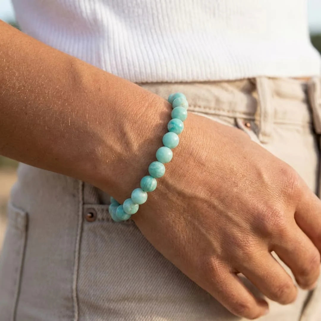 Bracelet en Amazonite - Lagon Clément