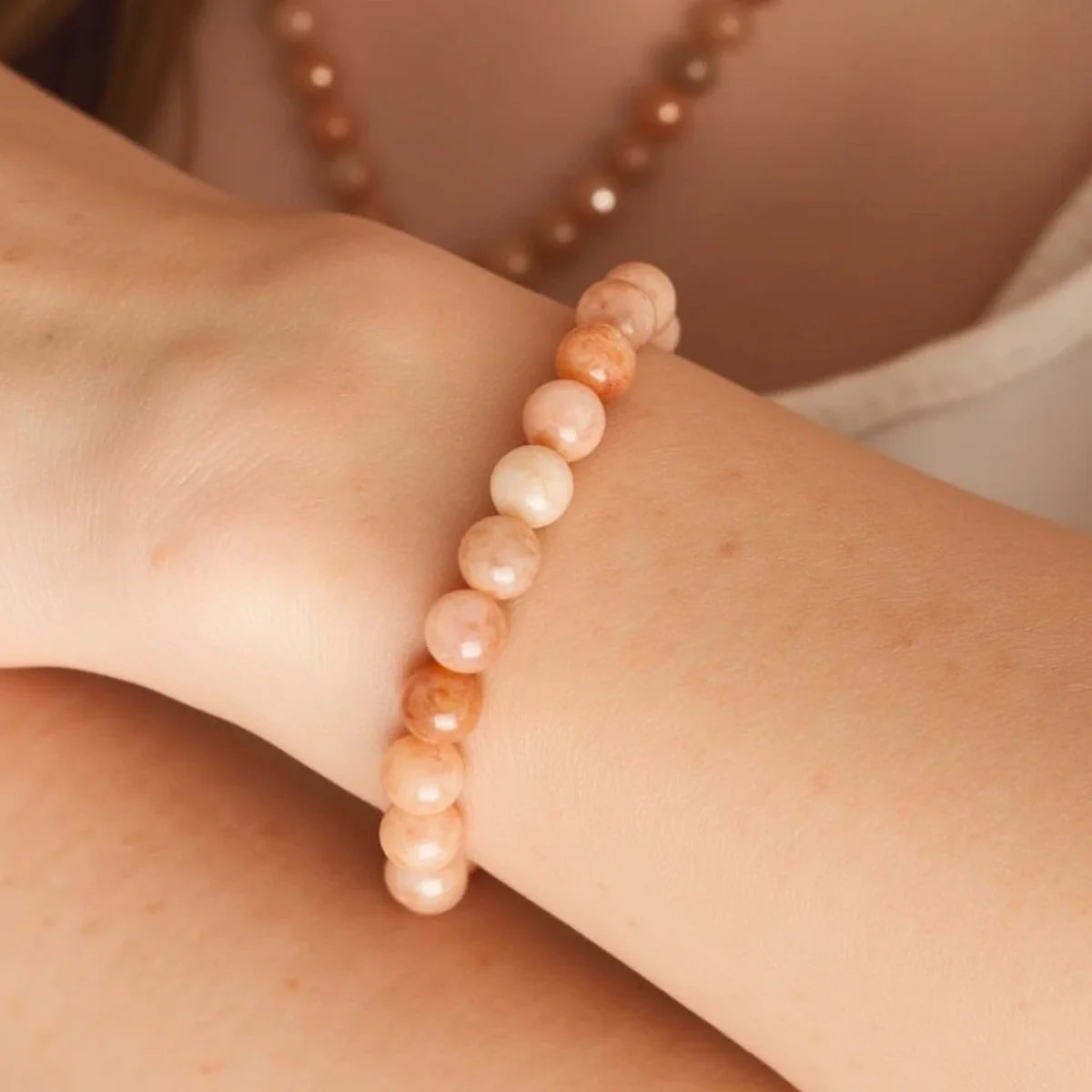 Bracelet en Pierre de Soleil - Félicité