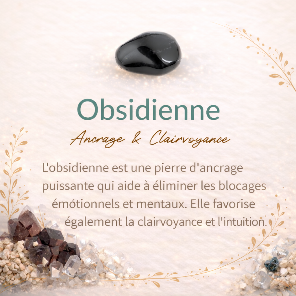 Bague en Obsidienne Dorée & Argent - Dhairya