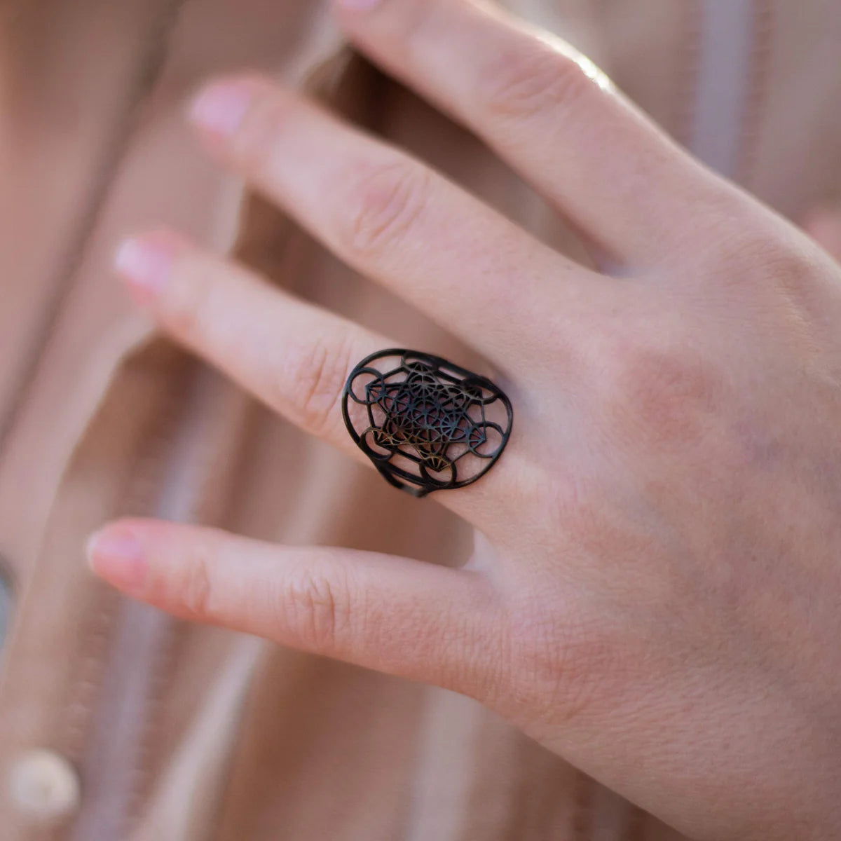 Bague "Métatron" Ajustable