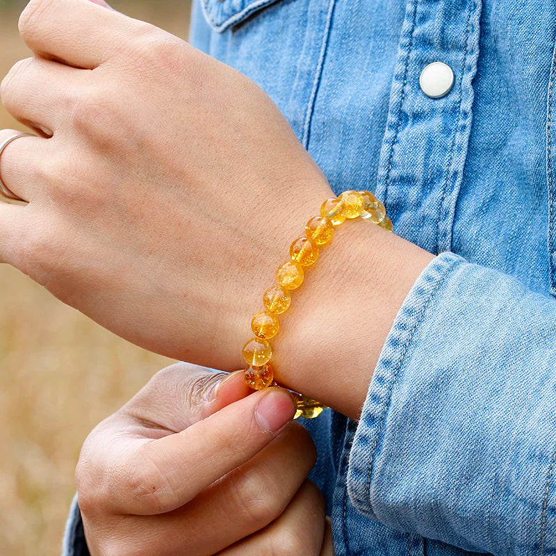Bracelet "Abondance" en Citrine