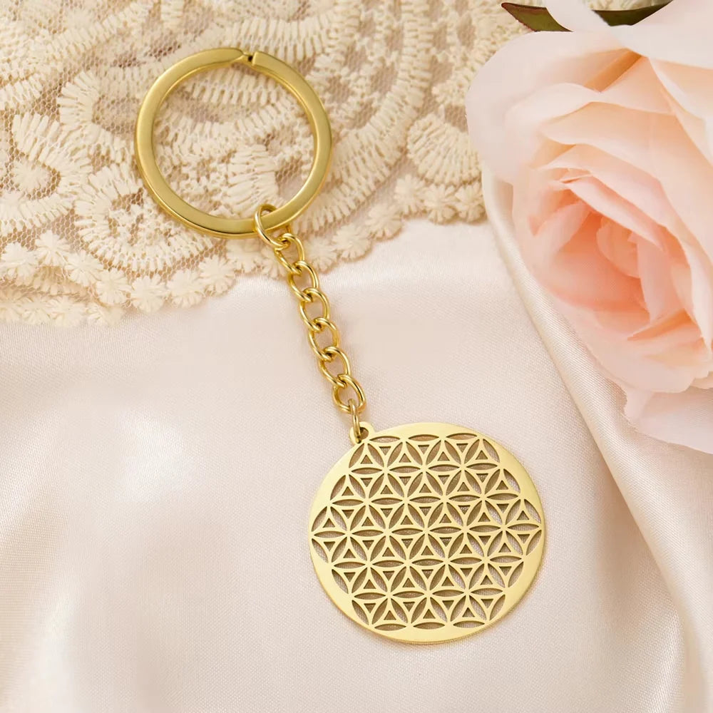 Porte-Clés Fleur de Vie