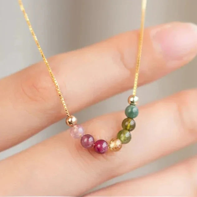 Collier en Tourmaline Naturelle - Boucle d'Energie