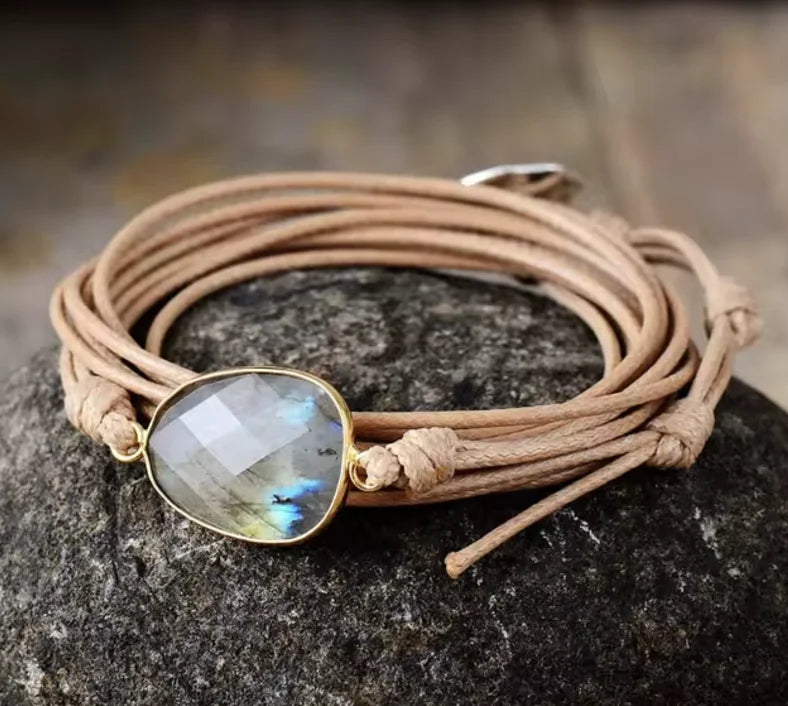Bracelet en Labradorite "Reflets de l’Âme"