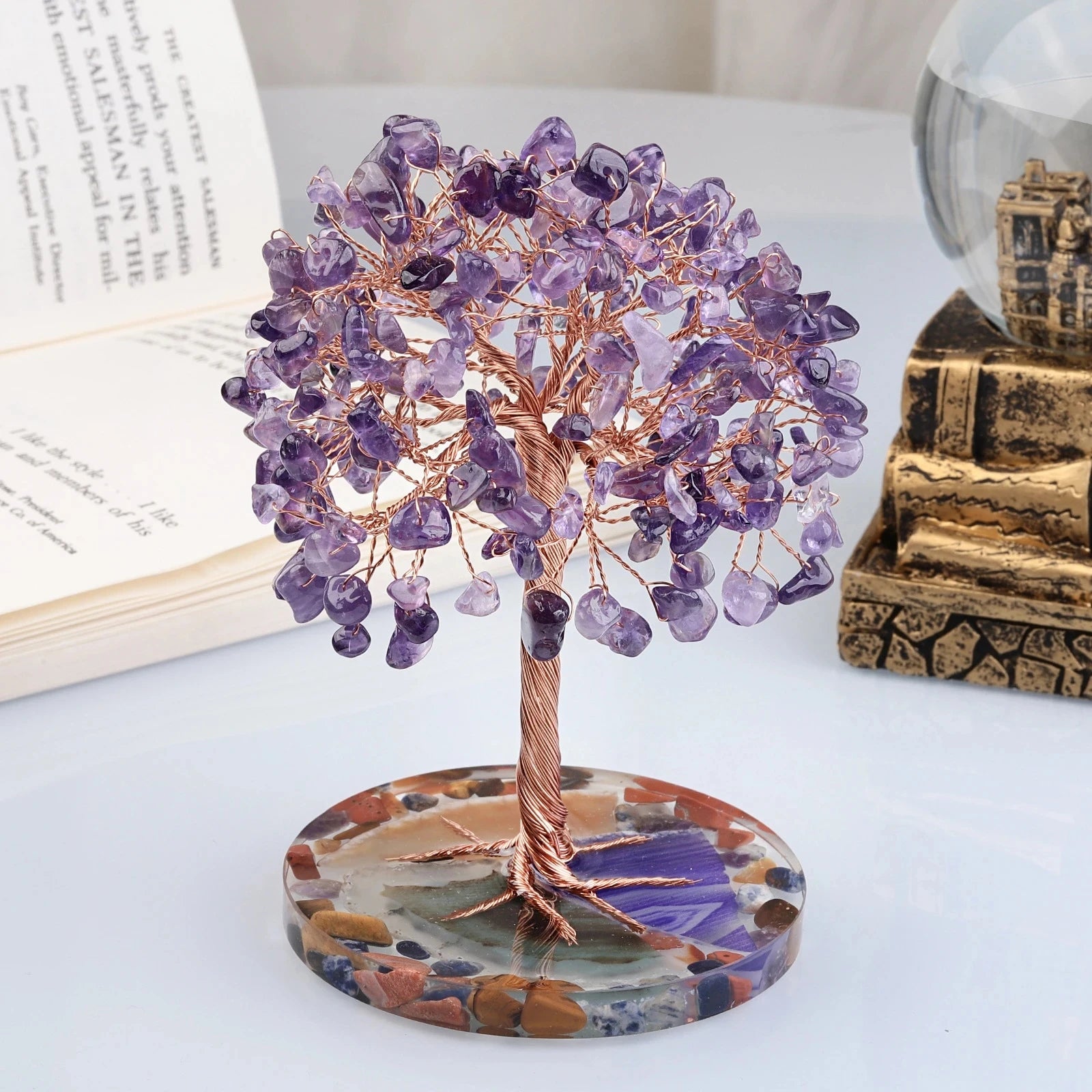 Arbre Feng Shui en Pierres Naturelles - Harmonie