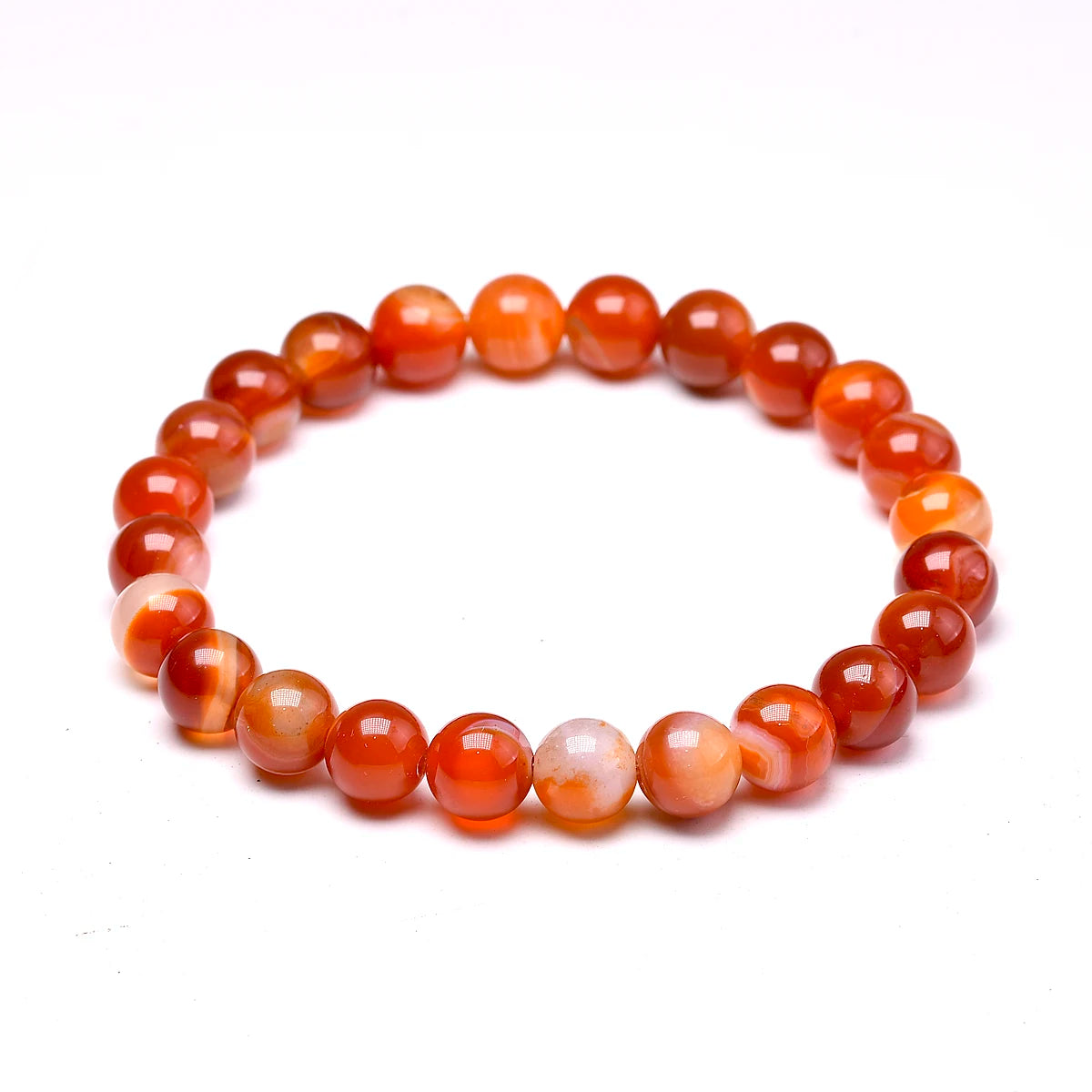 Bracelet "Elan de vie" en Cornaline