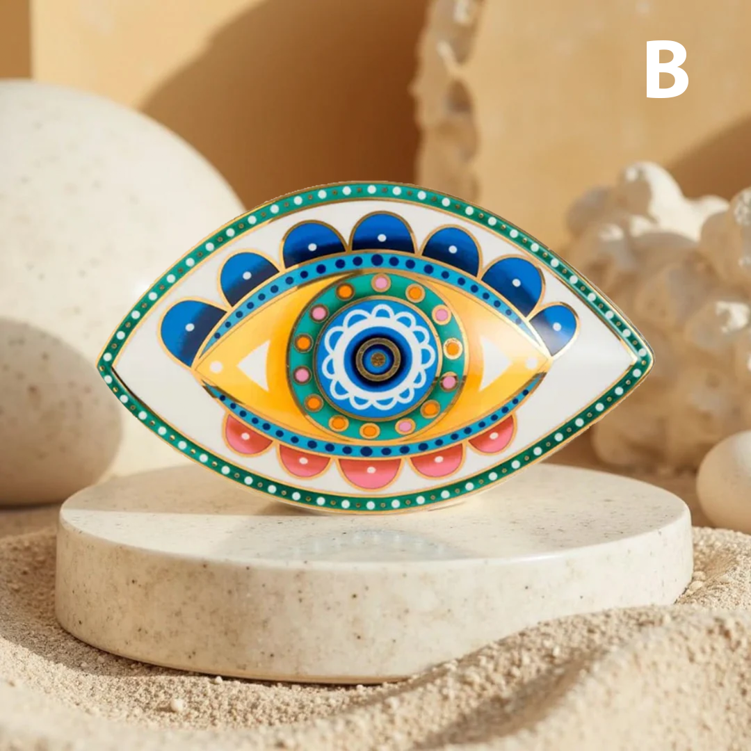 Décoration "Mauvais Œil" en Céramique - Gardien Spirituel