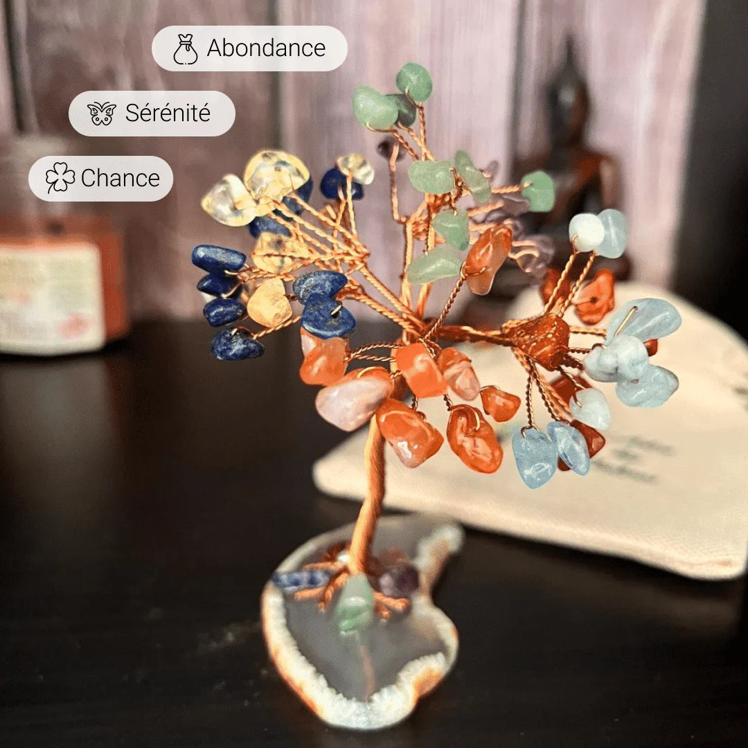 Arbre Feng Shui en Pierres Naturelles - Harmonie