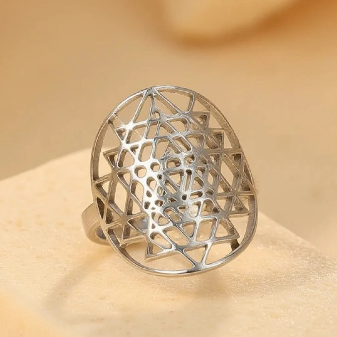 Bague Ajustable Sri Yantra