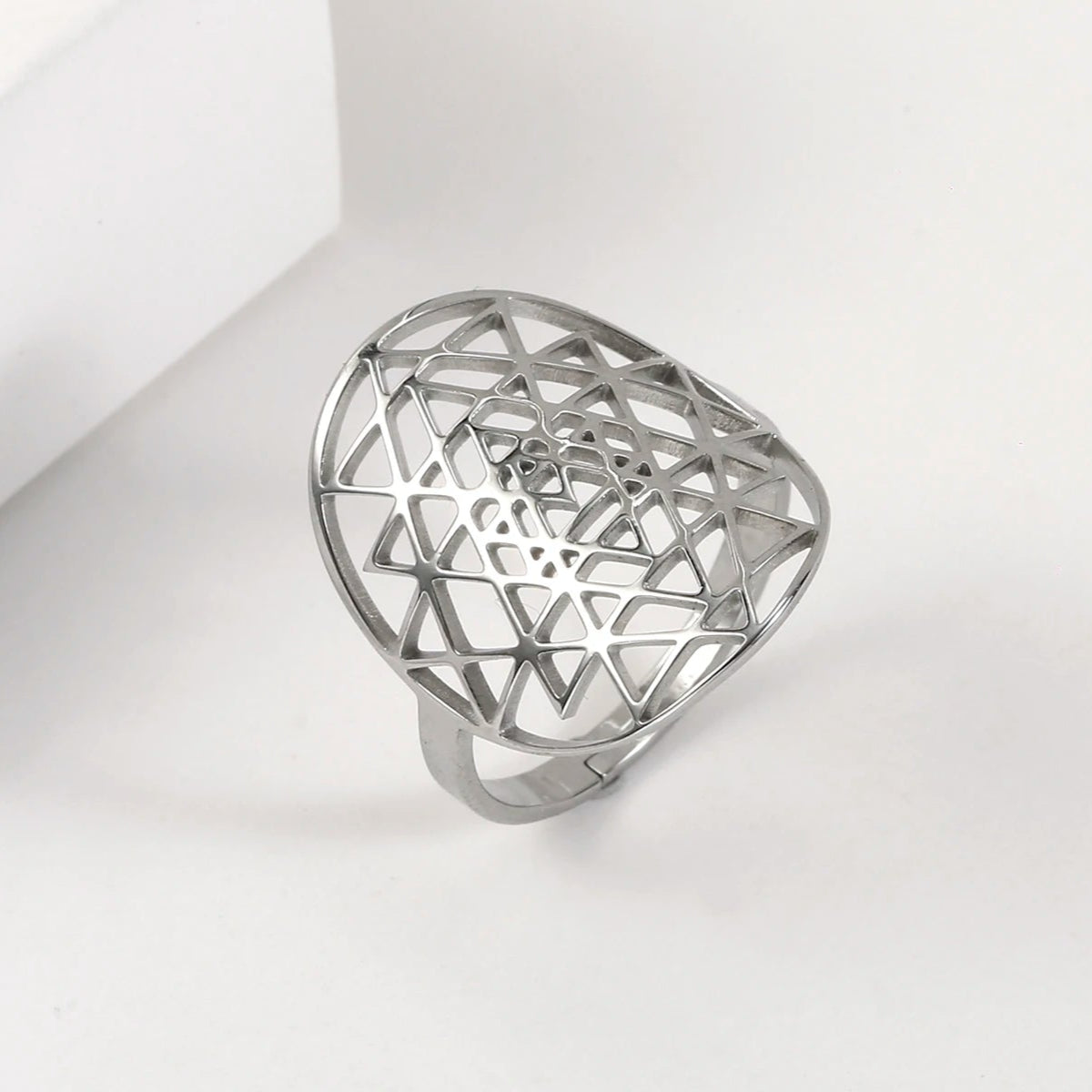 Bague Ajustable Sri Yantra