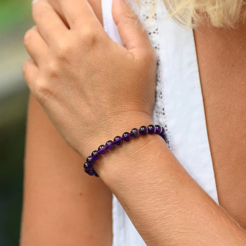 Bracelet "Sérénité" en Améthyste