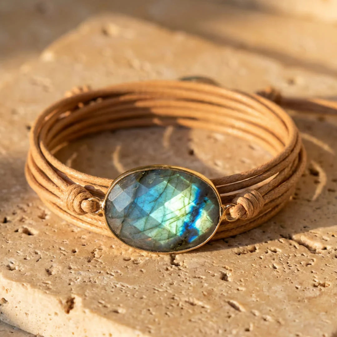 Bracelet en Labradorite - Reflets de l’Âme