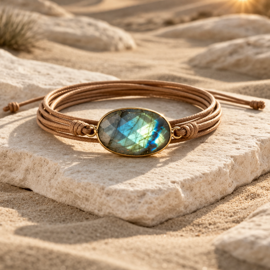 Bracelet en Labradorite - Reflets de l’Âme