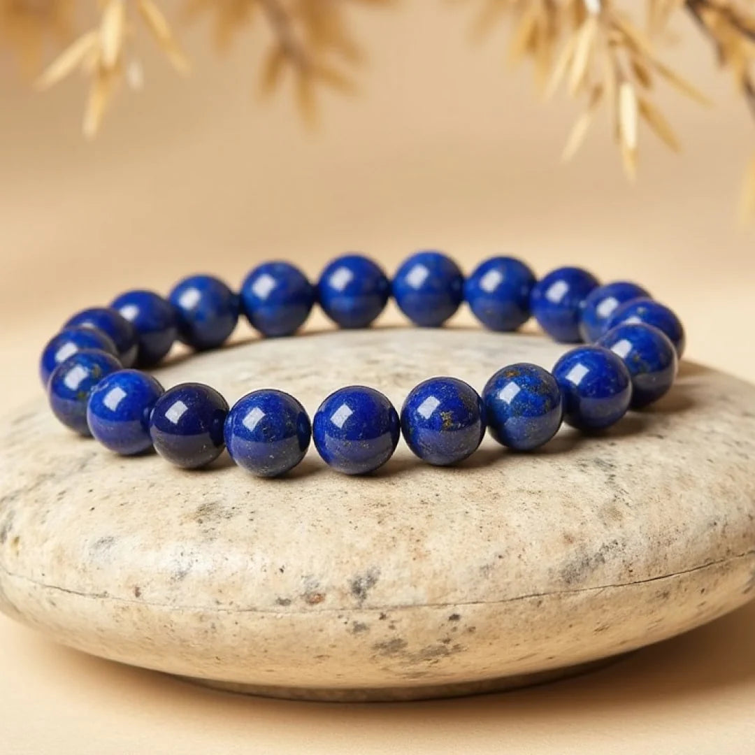 Bracelet "Voix de Vérité" en Lapis Lazuli