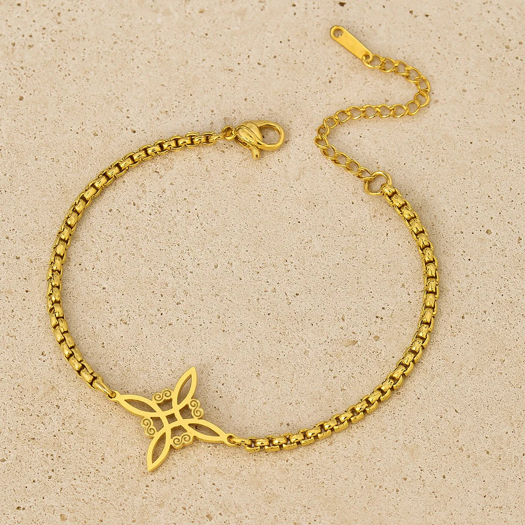 Bracelet Noeud de Sorcière - Lien d'Eternité