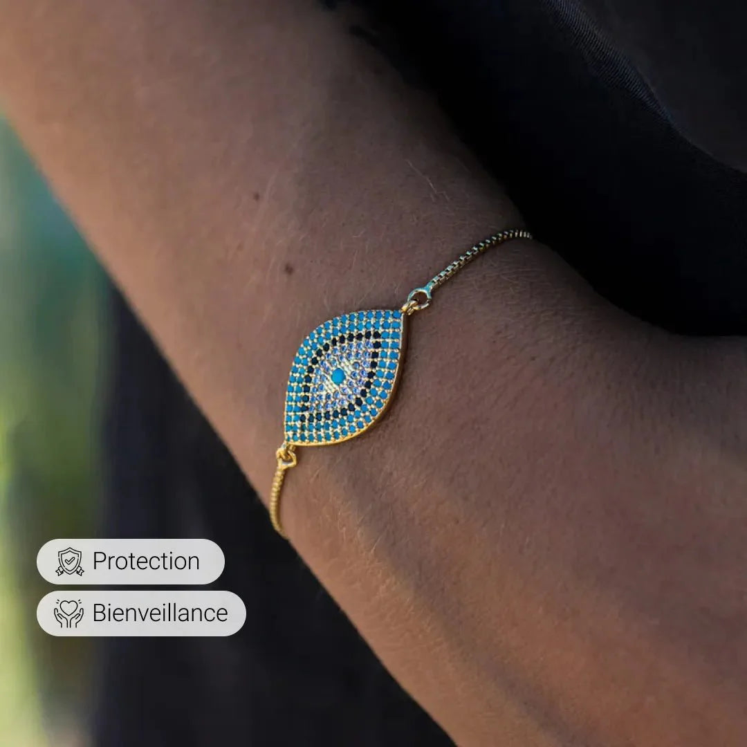 Bracelet Protection du Mauvais Œil - Oeil Bleu de Nazar Boncuk