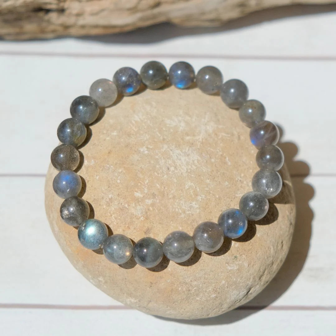 Bracelet "Armure d'Energie" en Labradorite