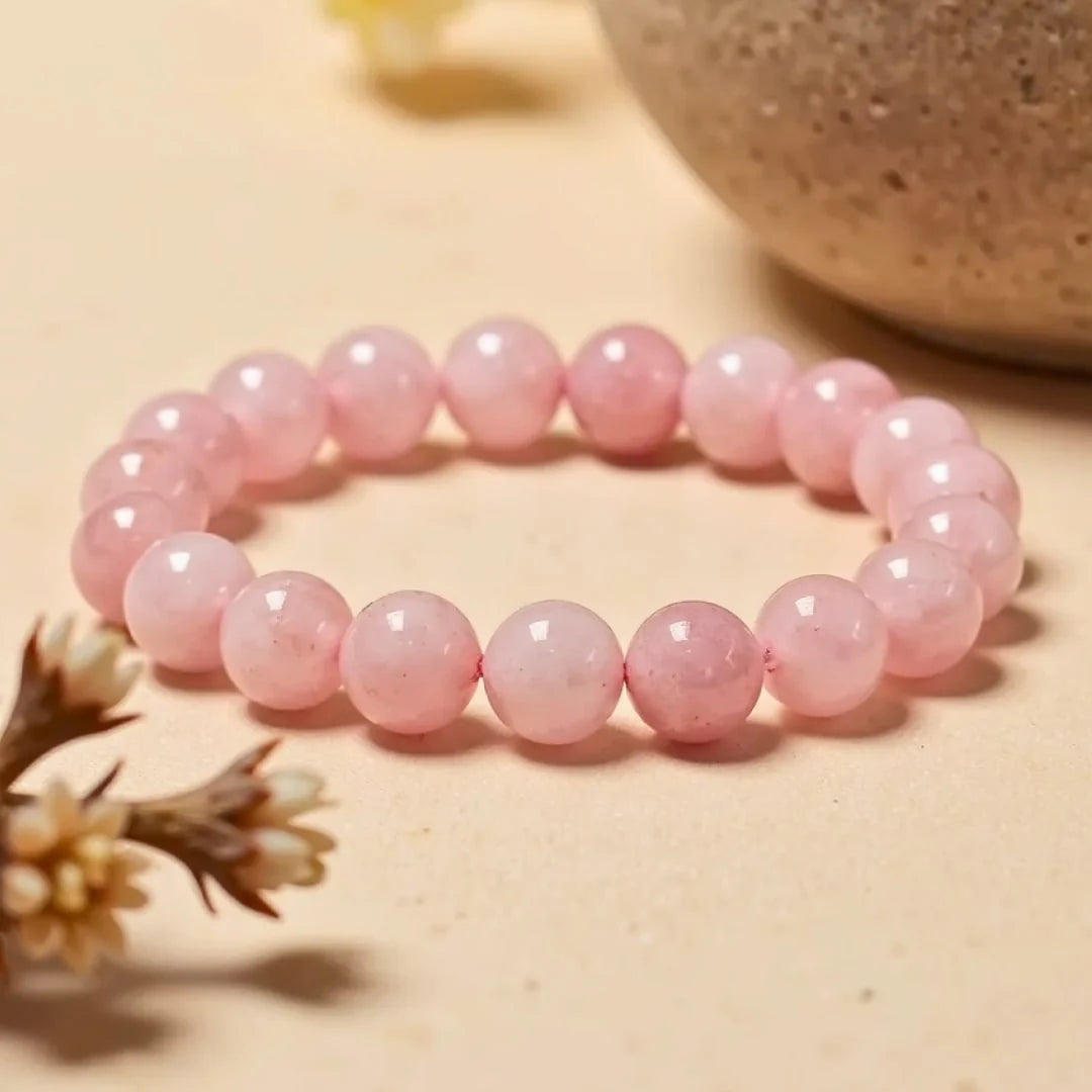 Bracelet "Amore Mio" en Quartz Rose