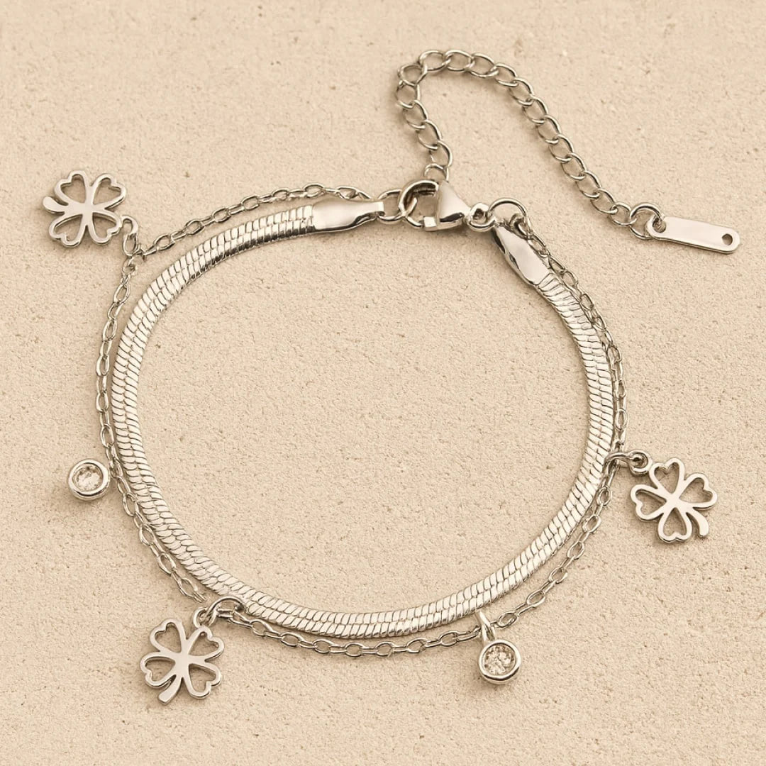 Bracelet "Trèfle de Lumière"