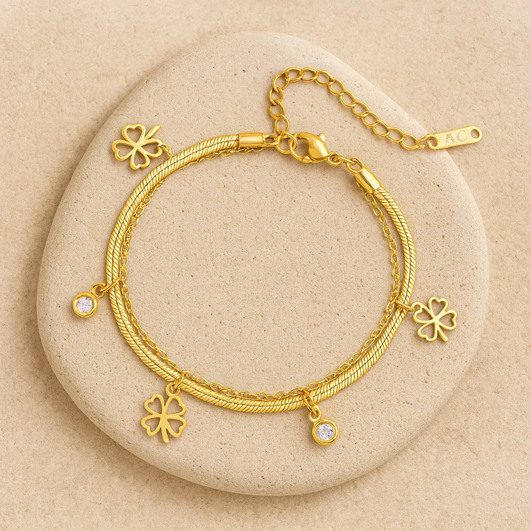Bracelet "Trèfle de Lumière"